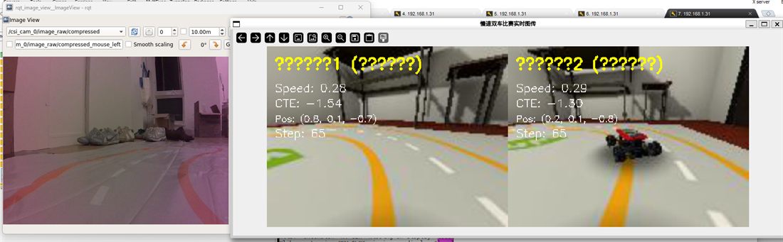 Jetson camera and simulator validation view
